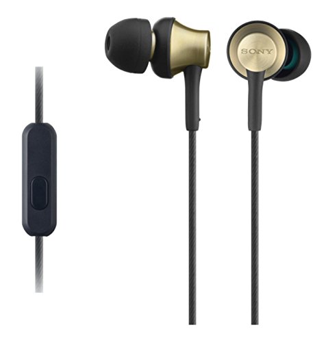 Sony MDR-EX650AP Earphones with Brass Housing, Smartphone Mic an
